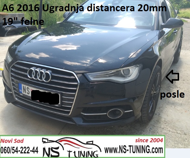 audi a6 2015 2016 2017 2018 2019 godiste distanceri aluminijumski 5x112 15mm 20mm sraf 14x1.5  novi sad ns tuning beograd